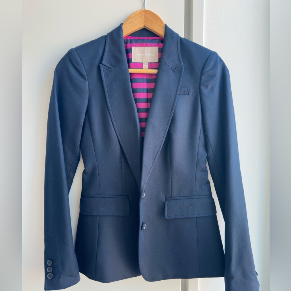 Banana Republic Navy Blazer